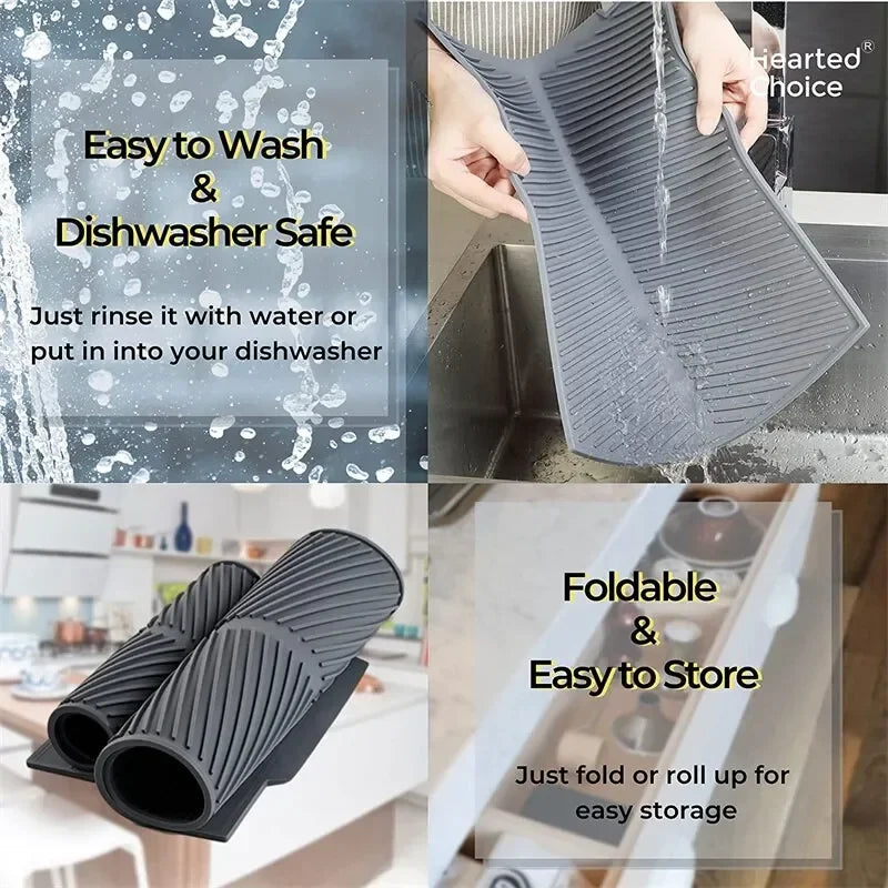 Silicone Kitchen Drain Mat