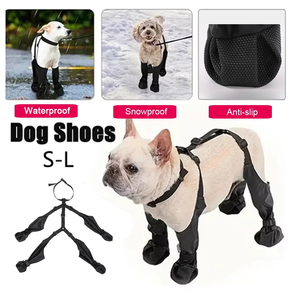 Waterproof Anti-Slip Dog Boots for Outdoor Protection