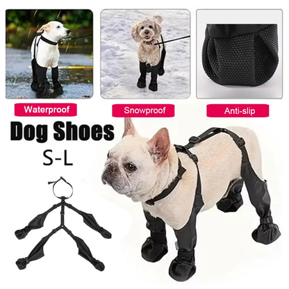 Waterproof Anti-Slip Dog Boots for Outdoor Protection