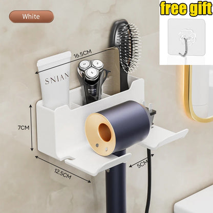 Wall Mounted Hair Dryer Holder