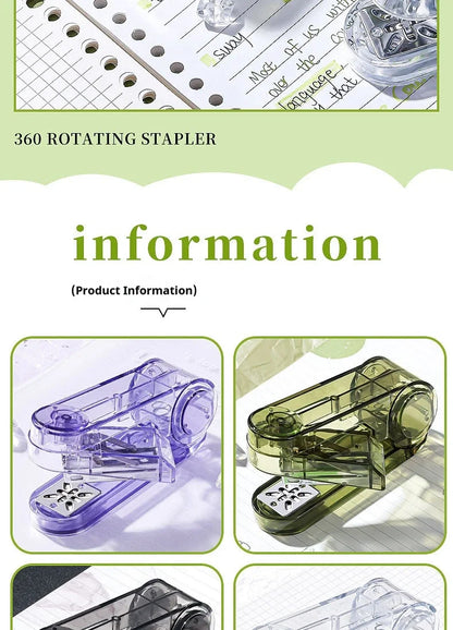360° Rotating Desktop Stapler
