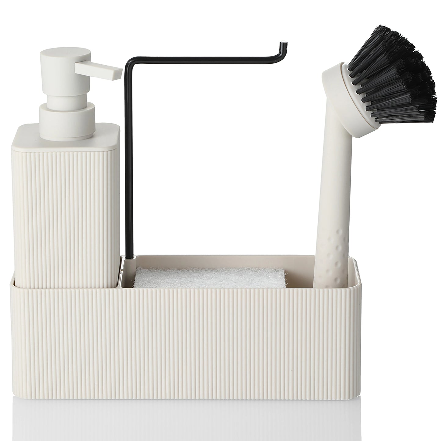 Matte Black Kitchen Soap Dispenser Set
