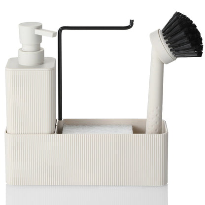 Matte Black Kitchen Soap Dispenser Set