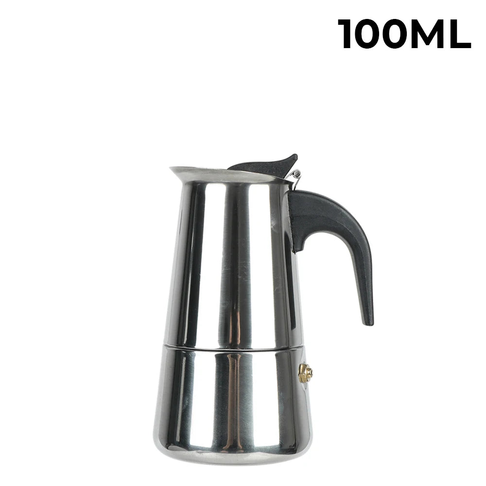 Stainless Steel Stovetop Moka Coffee Maker