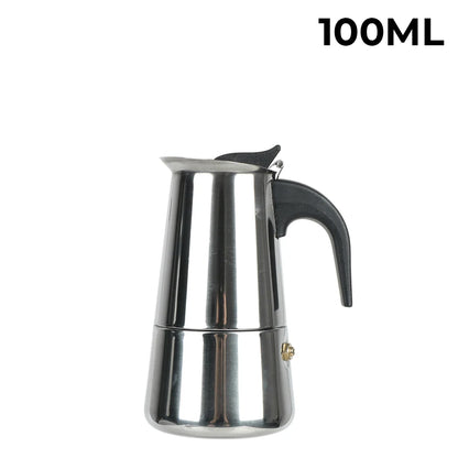 Stainless Steel Stovetop Moka Coffee Maker