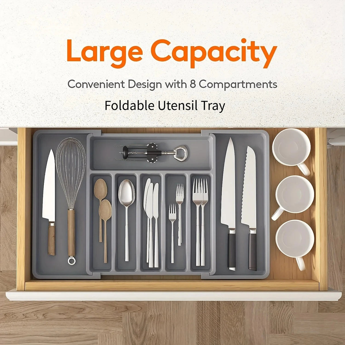 Expandable Cutlery Drawer Organizer