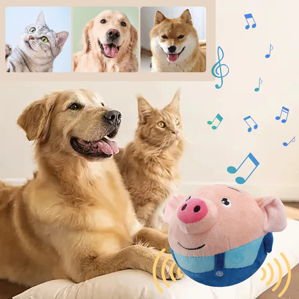 Interactive Moving Plush Dog Toy