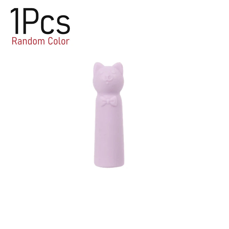 Cute Cat Pencil Top Eraser Caps