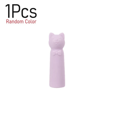 Cute Cat Pencil Top Eraser Caps