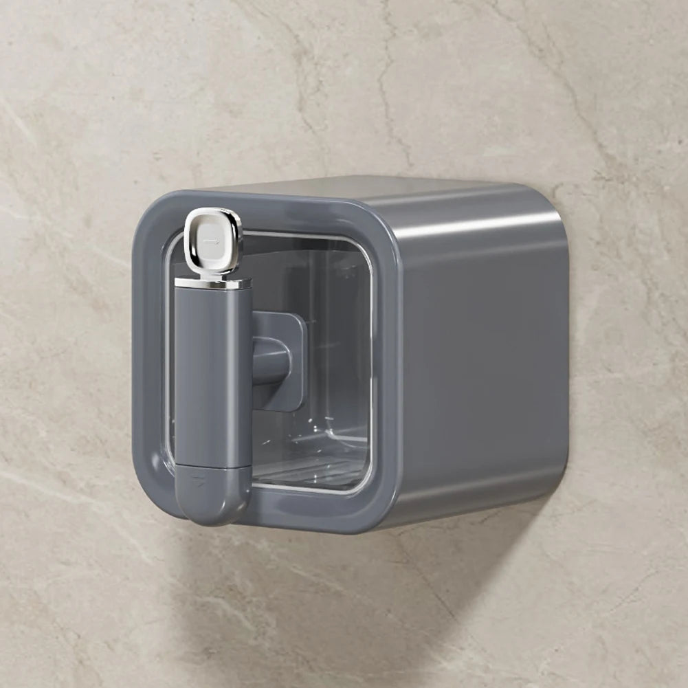 Wall-Mounted Spice Storage Container with Spoon