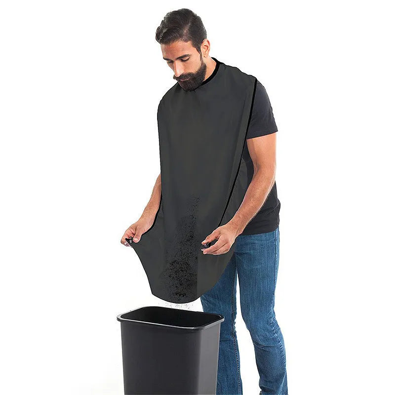 Beard Shaving Apron Hair Catcher