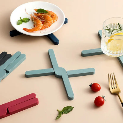 Silicone Folding Trivet Mat