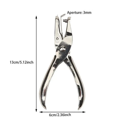 Metal Single Hole Punch Pliers – 3mm & 6mm