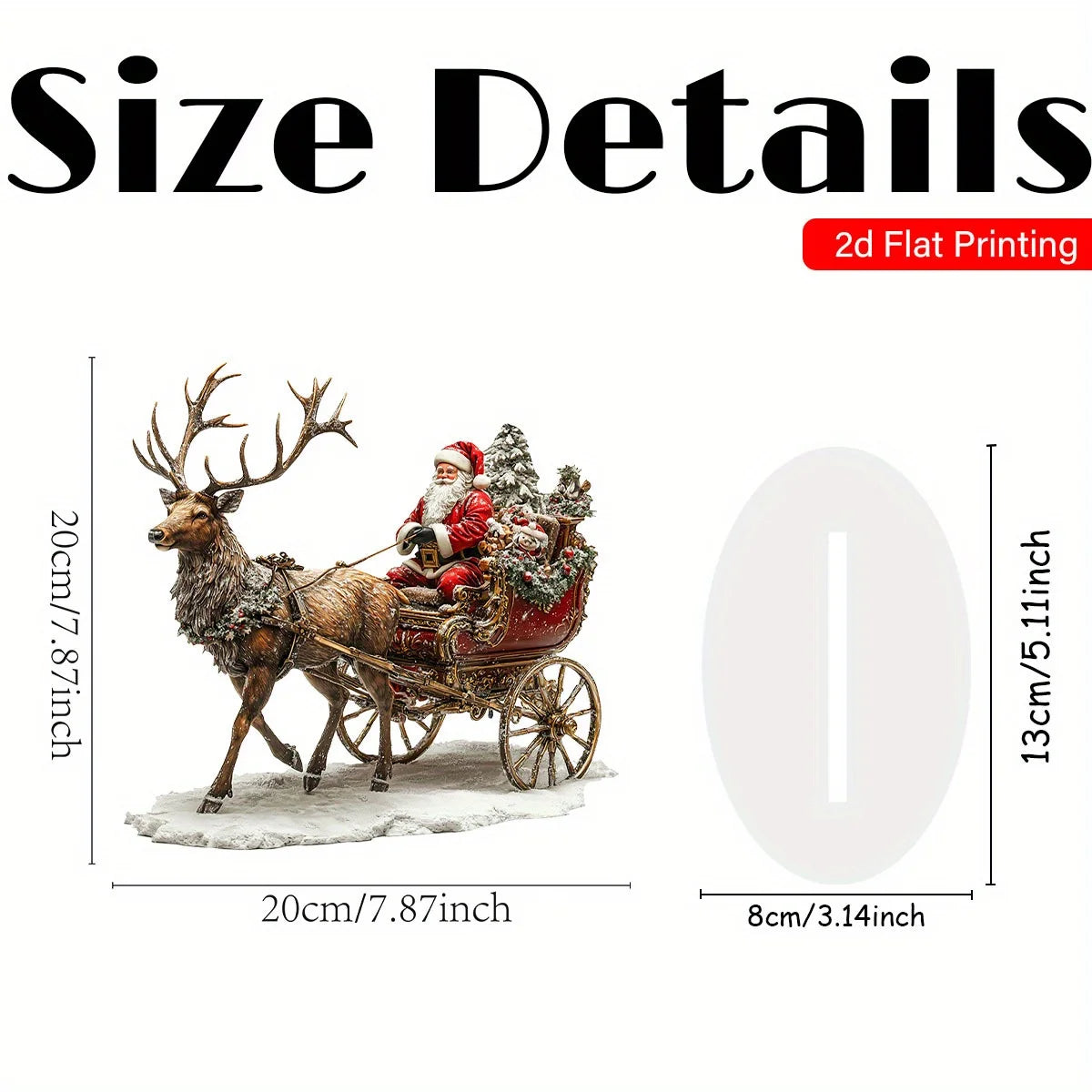 Christmas Acrylic Desktop Display Sign