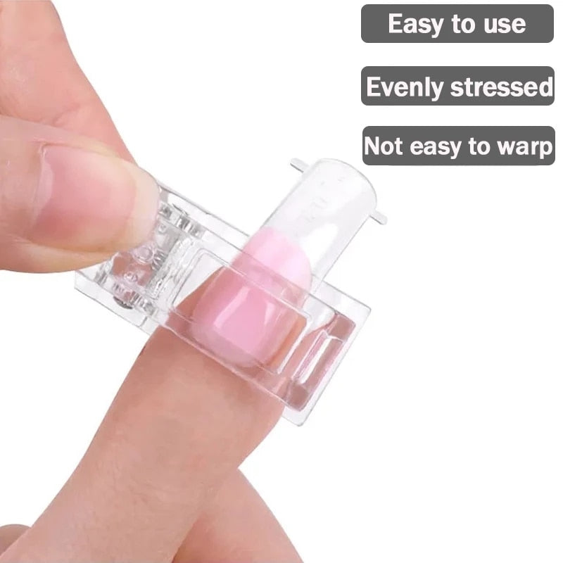 Acrylic Nail Clip Transparent Gel