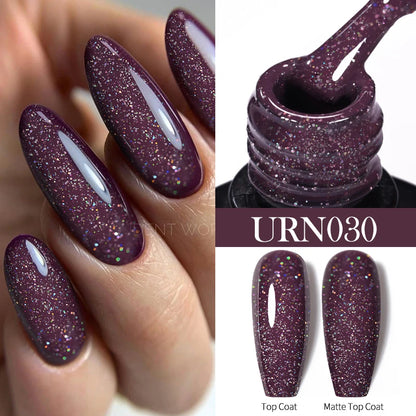 UR SUGAR 7.5ml Glitter Nude Gel Nail Polish