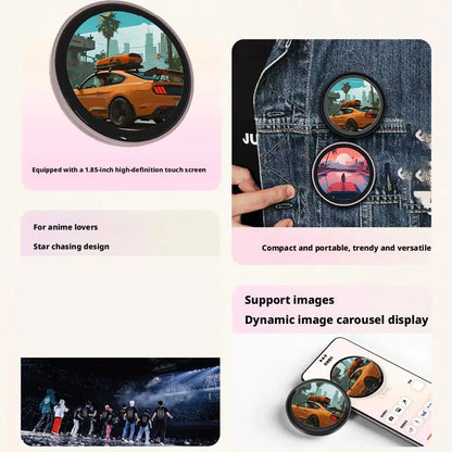 Smart Digital Display Badge