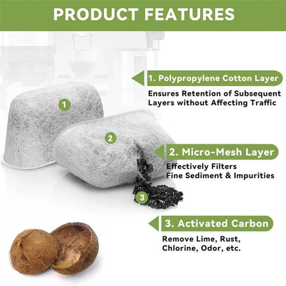 Charcoal Water Filters for Ninja Coffee Machines