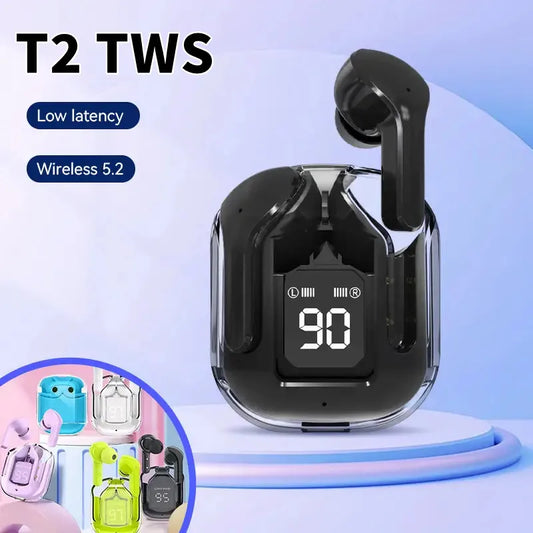 T2 Wireless Bluetooth Earbuds with LED Display