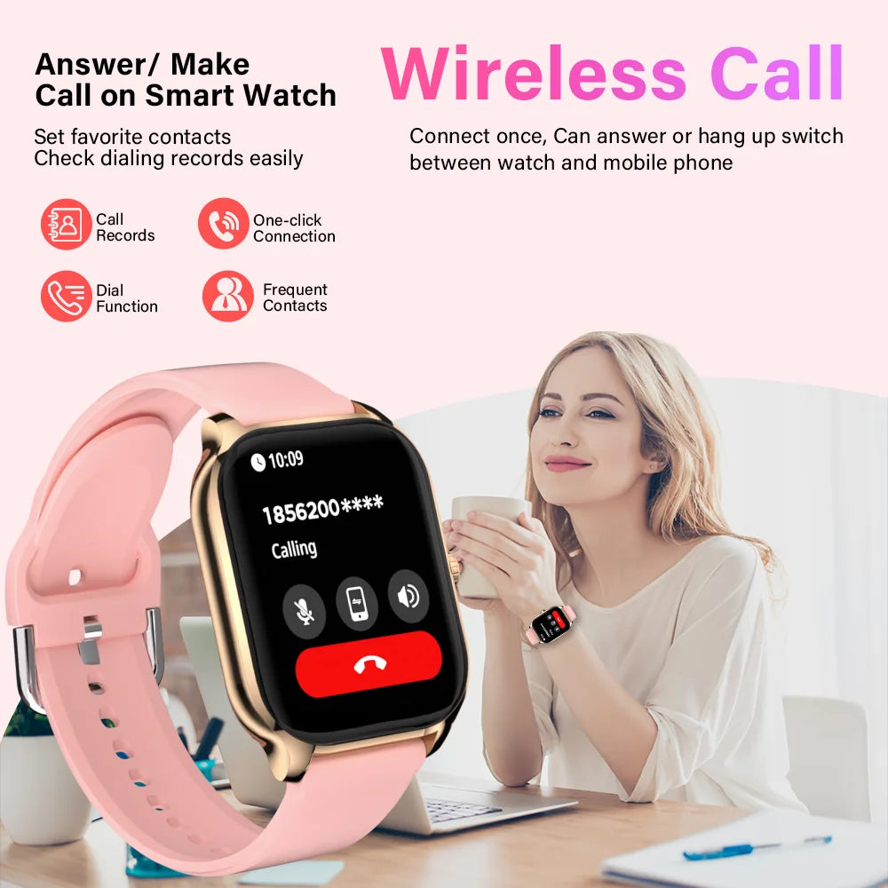 2.01” HD Fitness Smartwatch with Bluetooth Calling
