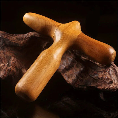 Wooden Foot Massage Reflexology Tool