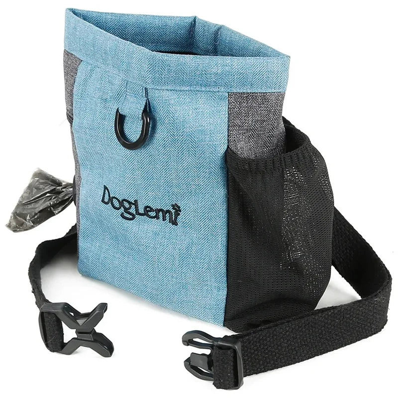 Dog Treat Bag – Portable Training Snack Pouch with Waist Belt
