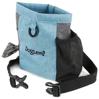 Dog Treat Bag – Portable Training Snack Pouch with Waist Belt