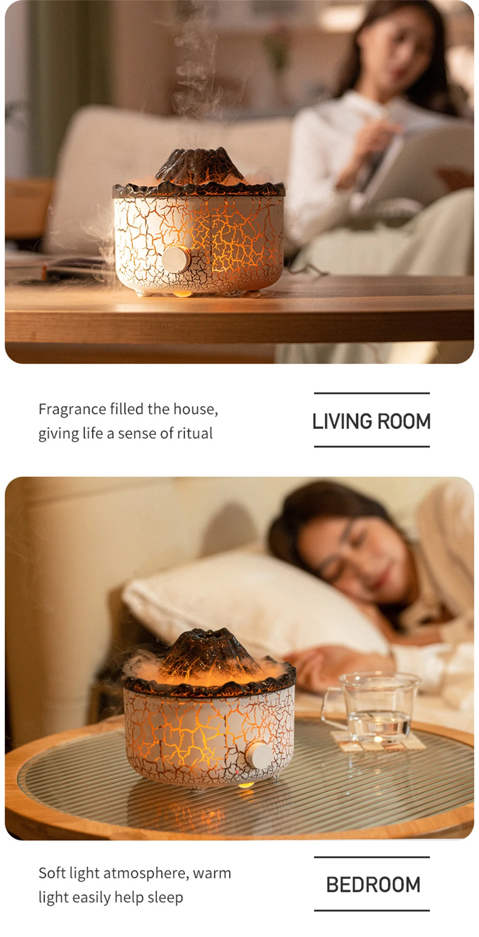 Volcano Flame Aroma Diffuser