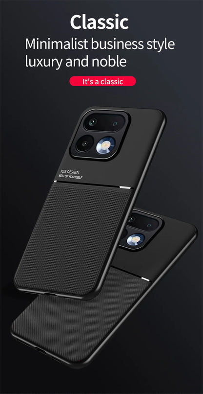 Magnetic PU Leather Shockproof Phone Case