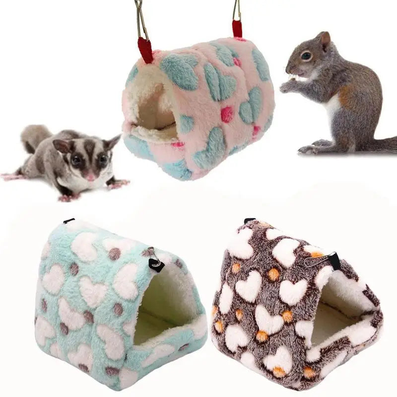 Plush Hanging Small Pet Nest & Cozy Cave Bed