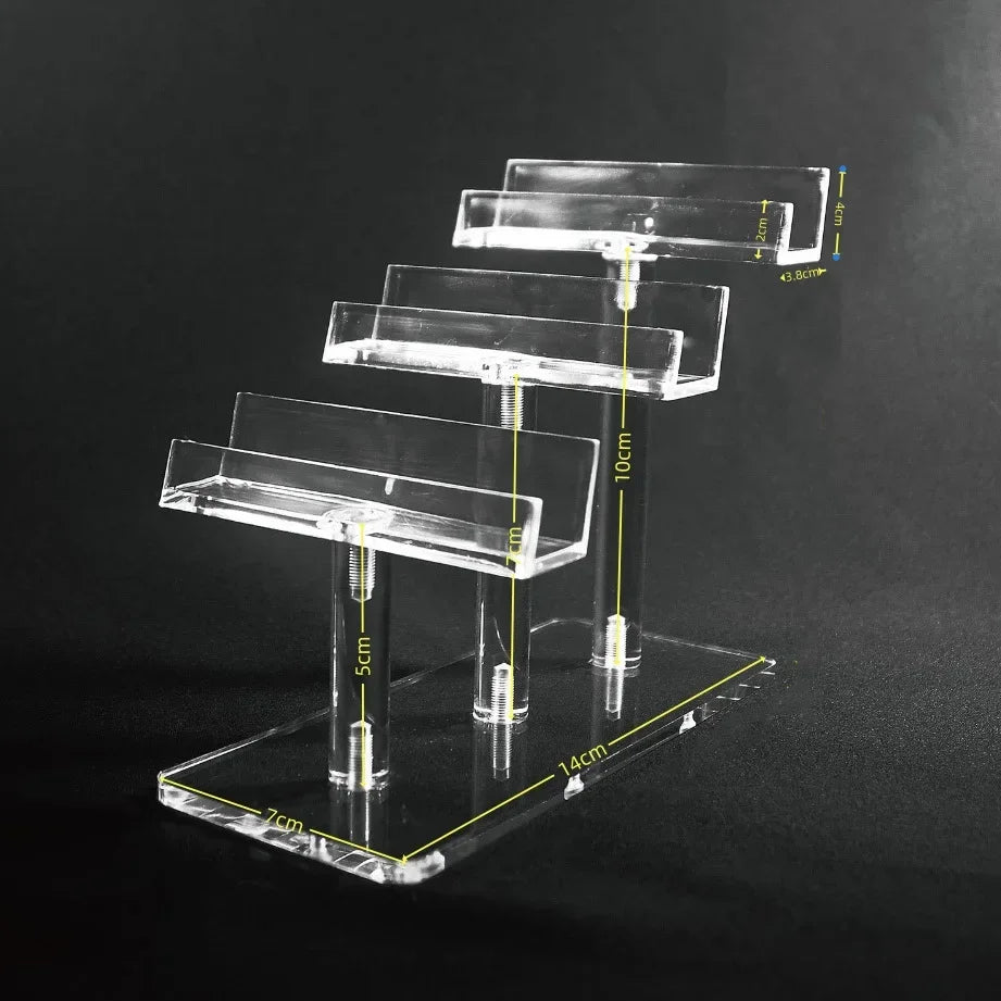 Acrylic Multi-Tier Glasses Display Stand