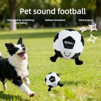 Dog Soccer Squeaky Toy Ball