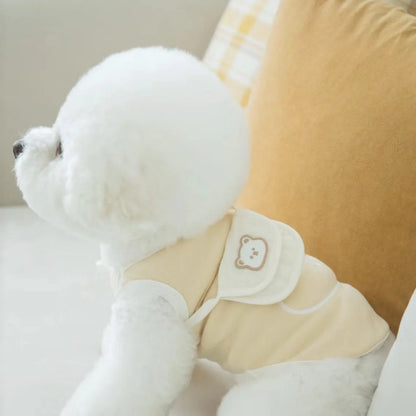 Mini Pet Backpack – Cute Small Dog Storage Bag with Brooch Design