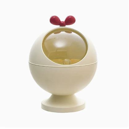 Cute Desktop Bow Storage Box Organizer