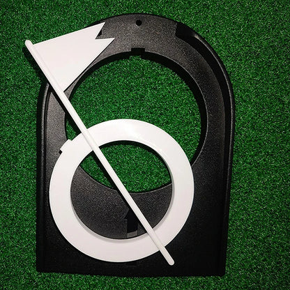 Portable Golf Putting Trainer with Flag Target