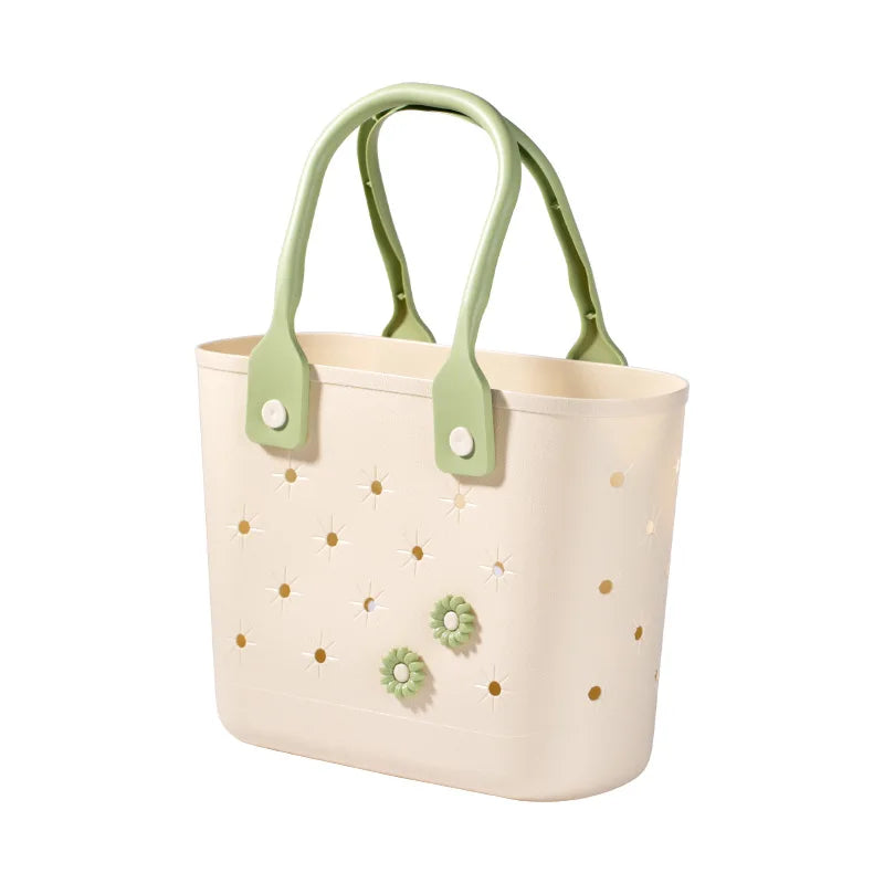 Hollow Drainage Bathroom Shower Storage Basket