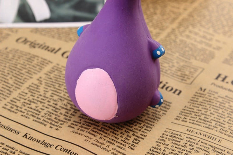 Cartoon Squeaky Rubber Dog Toy