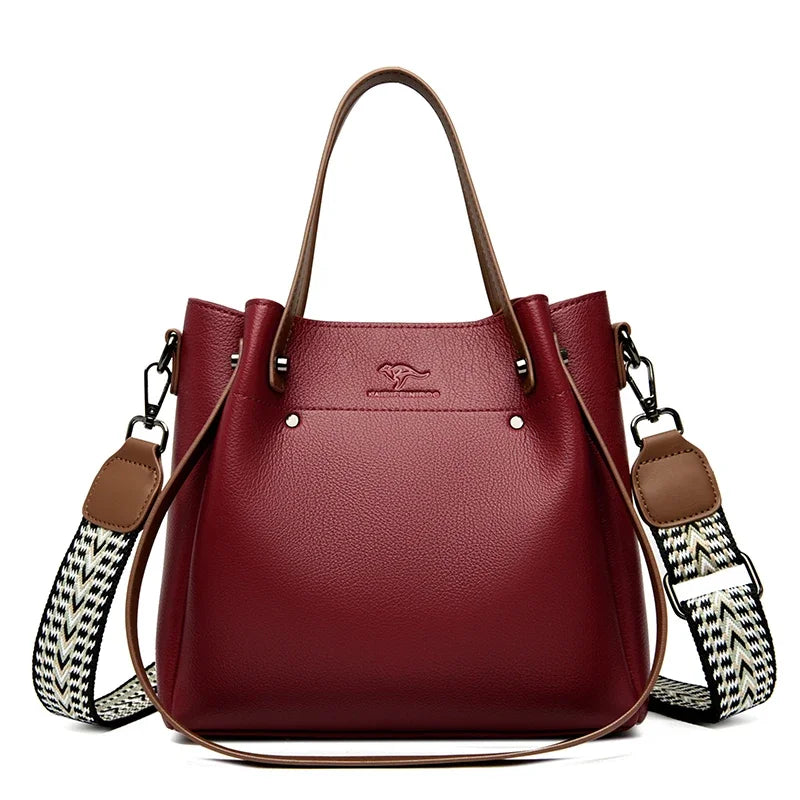 Women’s Microfiber Leather Shoulder Bag