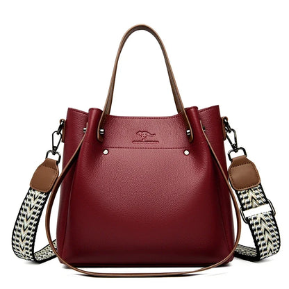 Women’s Microfiber Leather Shoulder Bag