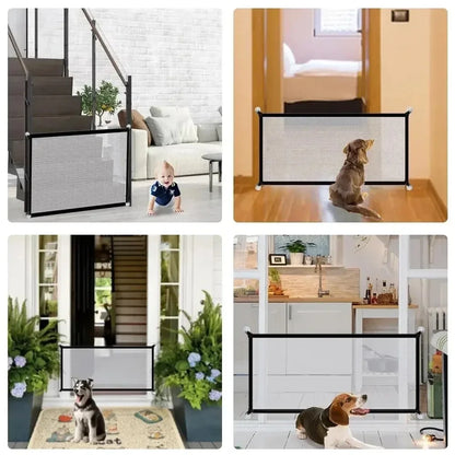 Portable Nylon Mesh Pet Safety Gate