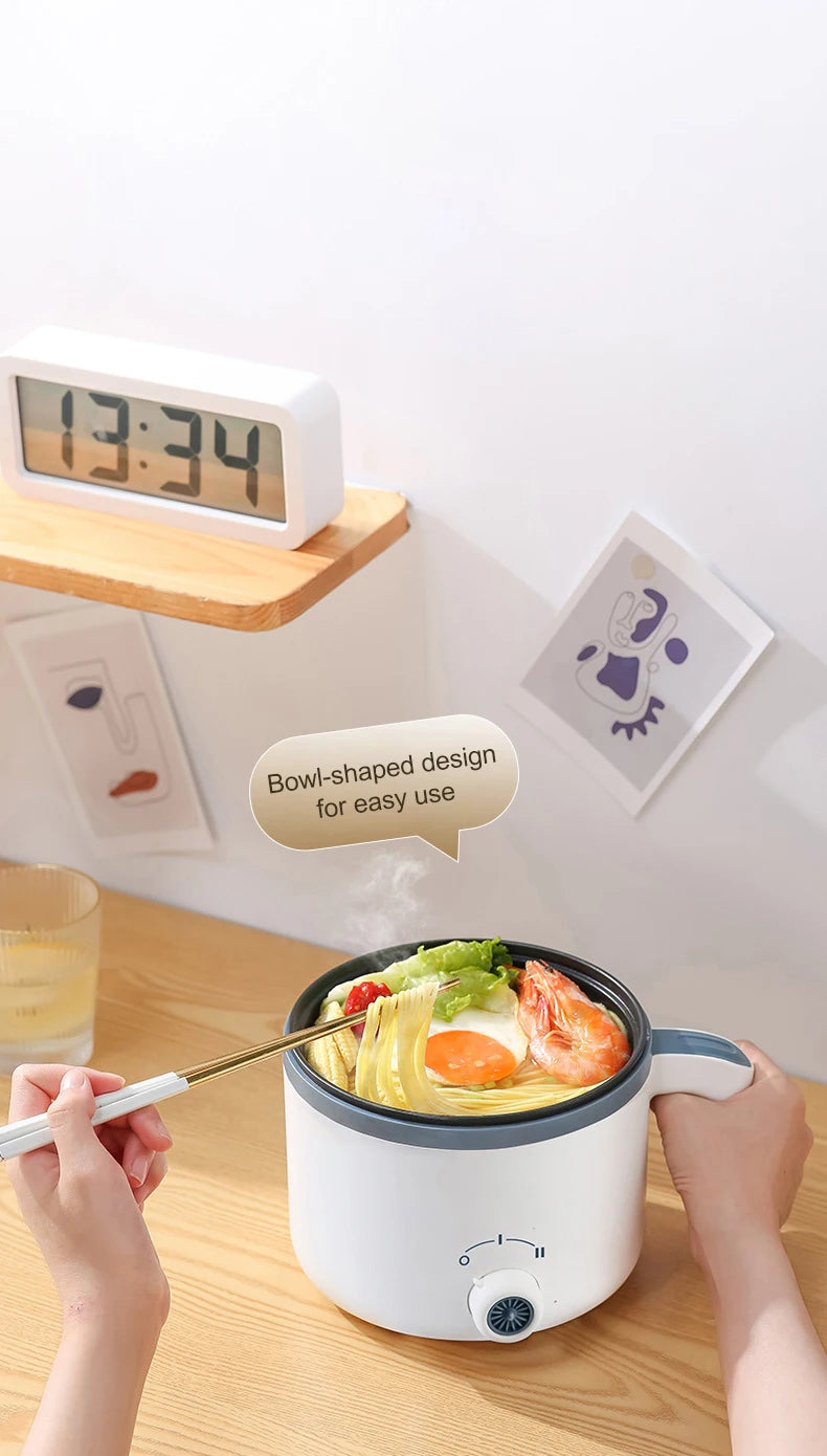 Compact Electric Rice Cooker & Food Steamer