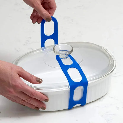 Reusable Silicone Lid Securing Strap
