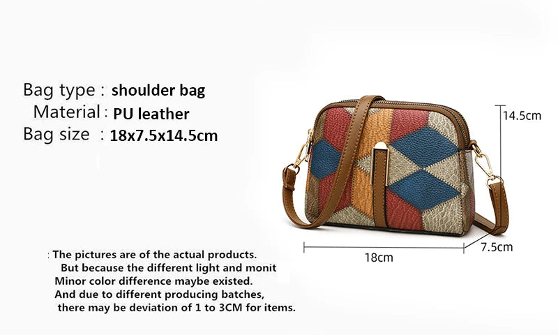 Women’s Designer Style Plaid Shoulder & Crossbody Tote Bag