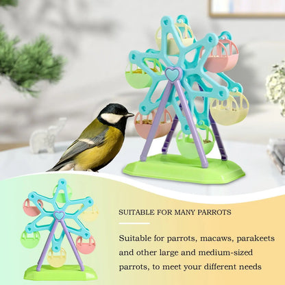 Interactive Bird Ferris Wheel Feeder Toy