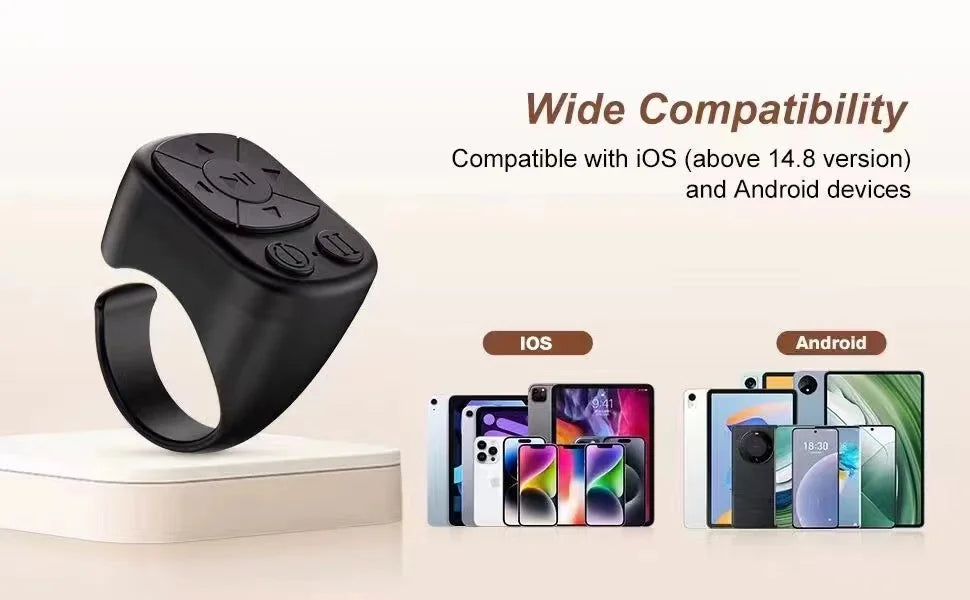 Bluetooth Touchpad Ring Remote Control