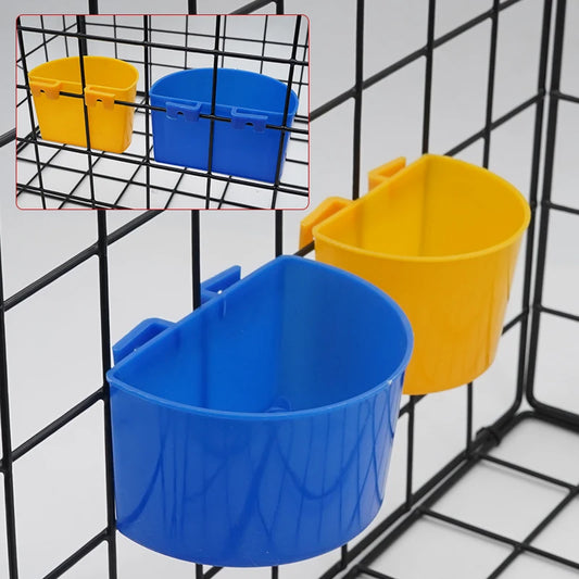 Plastic Bird Feeder Bowls for Cage