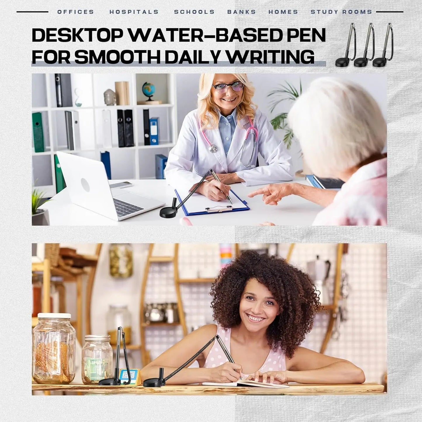 Retractable Counter Pen Set