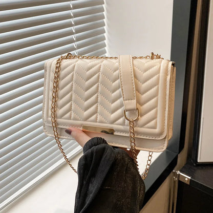 Striped Women's Shoulder Bag