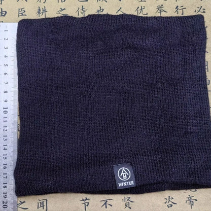 Fleece-Lined Knitted Neck Warmer