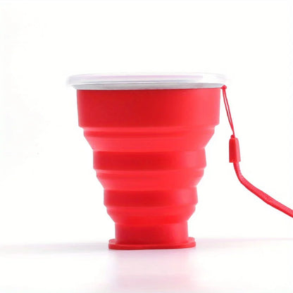 Collapsible Silicone Travel Cup with Lid
